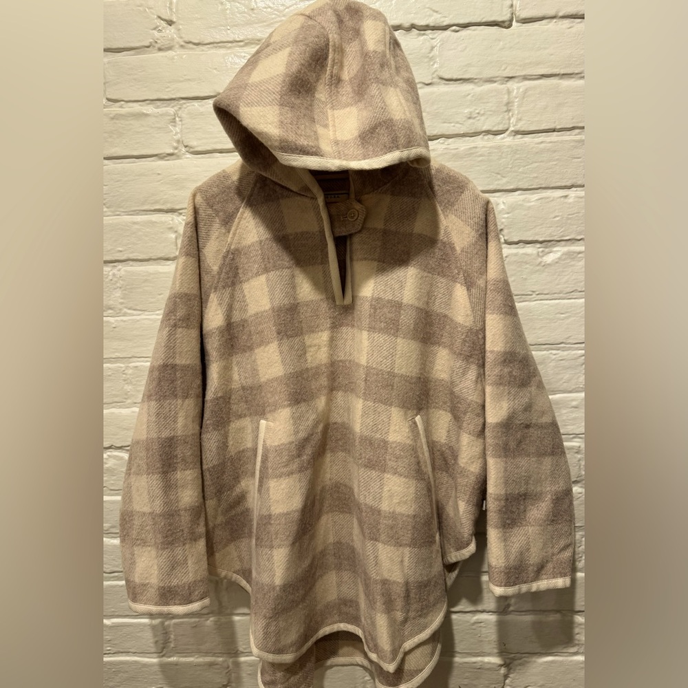 Woolrich Mill Wool Popover Poncho